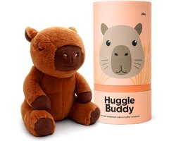 Huggle Buddy Capybara Verzwaringsknuffel - 2kg / 45cm - Verzwaarde Capibara Knuffel Voor volwasssenen en kinderen - Sensorisch Plushie Speelgoed
