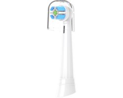 6 opzetborstels geschikt voor Oral-B iO-serie 3/9/io5/8/6– Wit – Per stuk verpakt – Medium-zachte borstelharen – rotatie