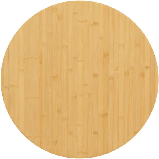 Tafelblad, rond, diameter 60 x 4 cm, gelakt, veelzijdig inzetbaar als salontafelblad, bijzettafel of plank, onderhoudsvriendelijk gelakt oppervlak, robuust — afbeelding 4