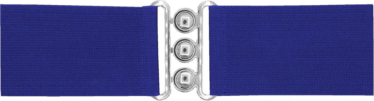 Van Der Rich ® - Wide elastic belt with buckle 7,5 cm Made in France - Women, Electric, One size, Electric, One Size - ShopVlot