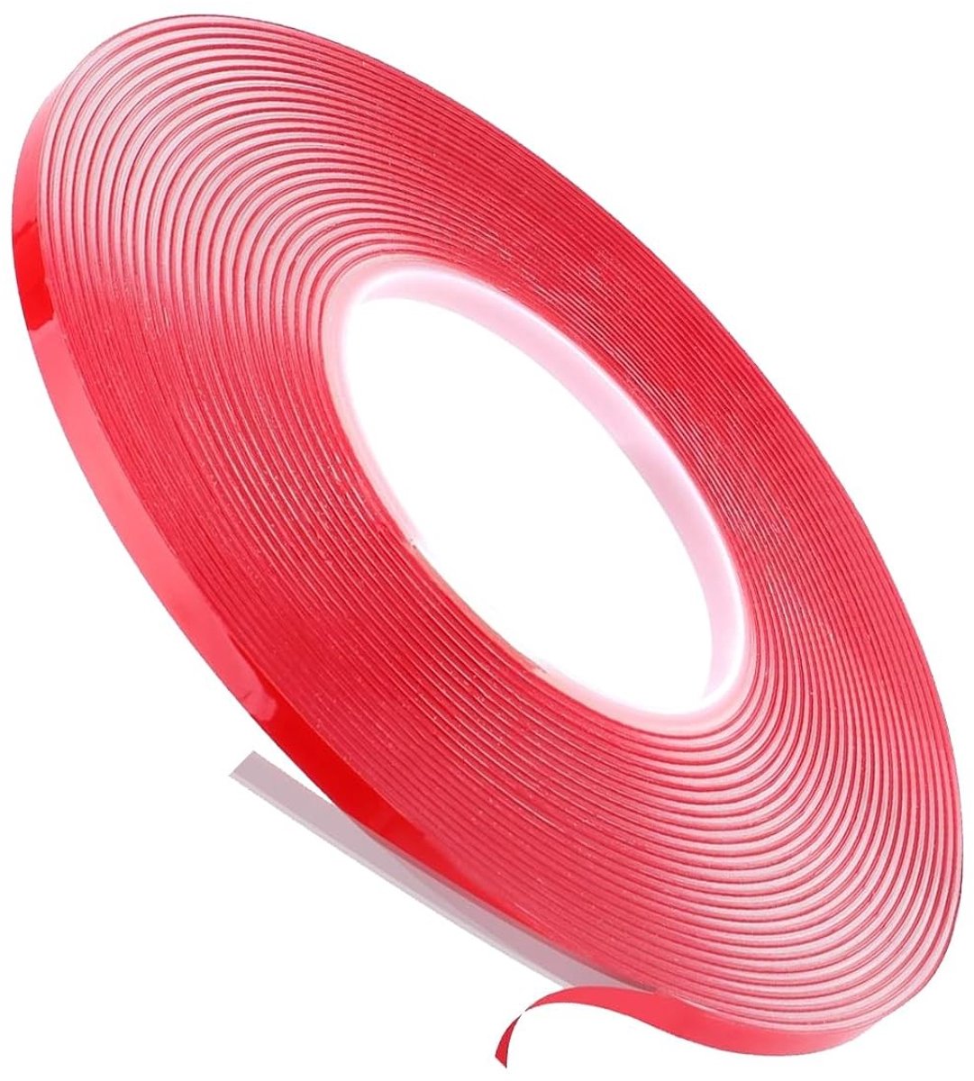 Dubbelzijdige transparante siliconen afdichtingstape van 10 meter, 6mm x 2mm, voor glas en verwarmers, zelfklevend en waterdicht