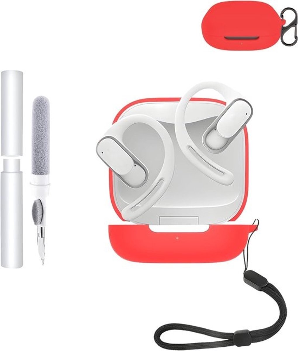 Beschermhoes voor oordopjes - Hoesje en case - Veilige opslag - Schokbestendig ontwerp - Compact formaat - Zwart