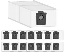 15 stuks stofzakken vervangende stofzak geschikt voor Dreame X40/X50/X60