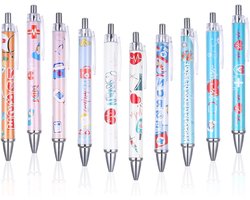 Stylos-billes drôles pour infirmières - 10 pièces, idées cadeaux uniques pour professionnels de la santé, accessoires pour médecins et assistants médicaux