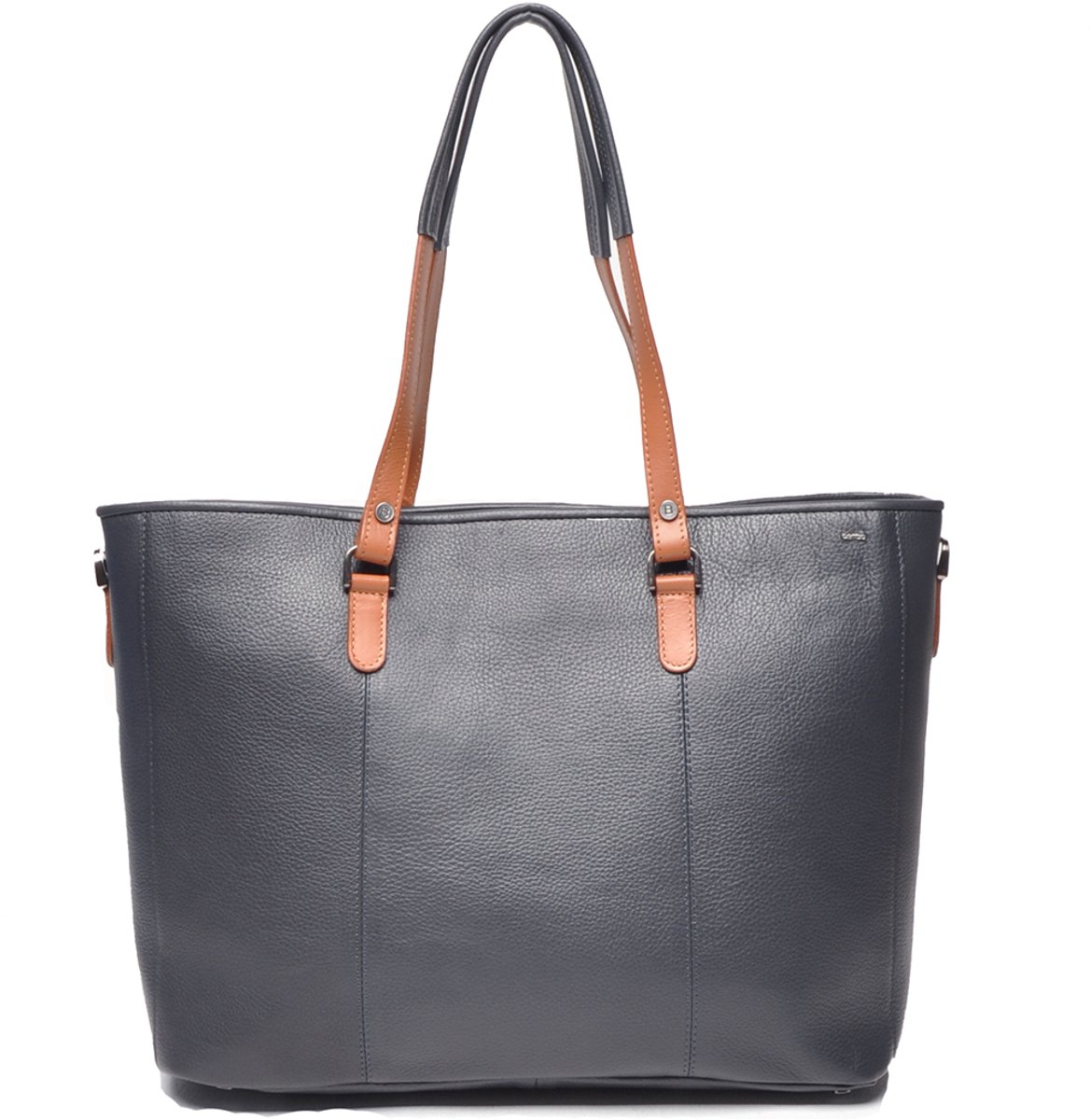 Berba - Leren laptoptas 15.6 inch dames | Donkerblauw