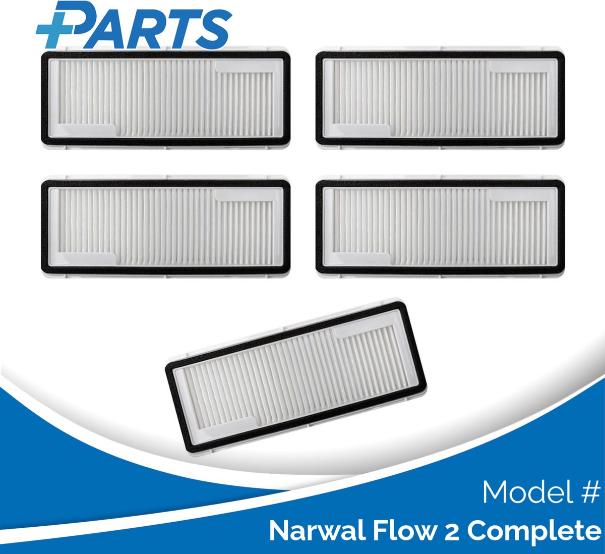 Plus.Parts Narwal Flow 2 Complete Filters (5 Stuks, Plus.Parts® alternatief voor CP-PJ-A00088-00-00) Overig