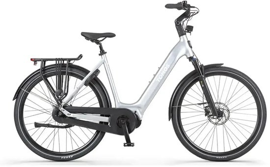 Tomos EB 18 - Elektrische Fiets - 28 inch - 250W motor - Actieradius tot 160 km - 7 versnellingen - Hydraulische schijfremmen - Zilver Champagne Glans — afbeelding 2