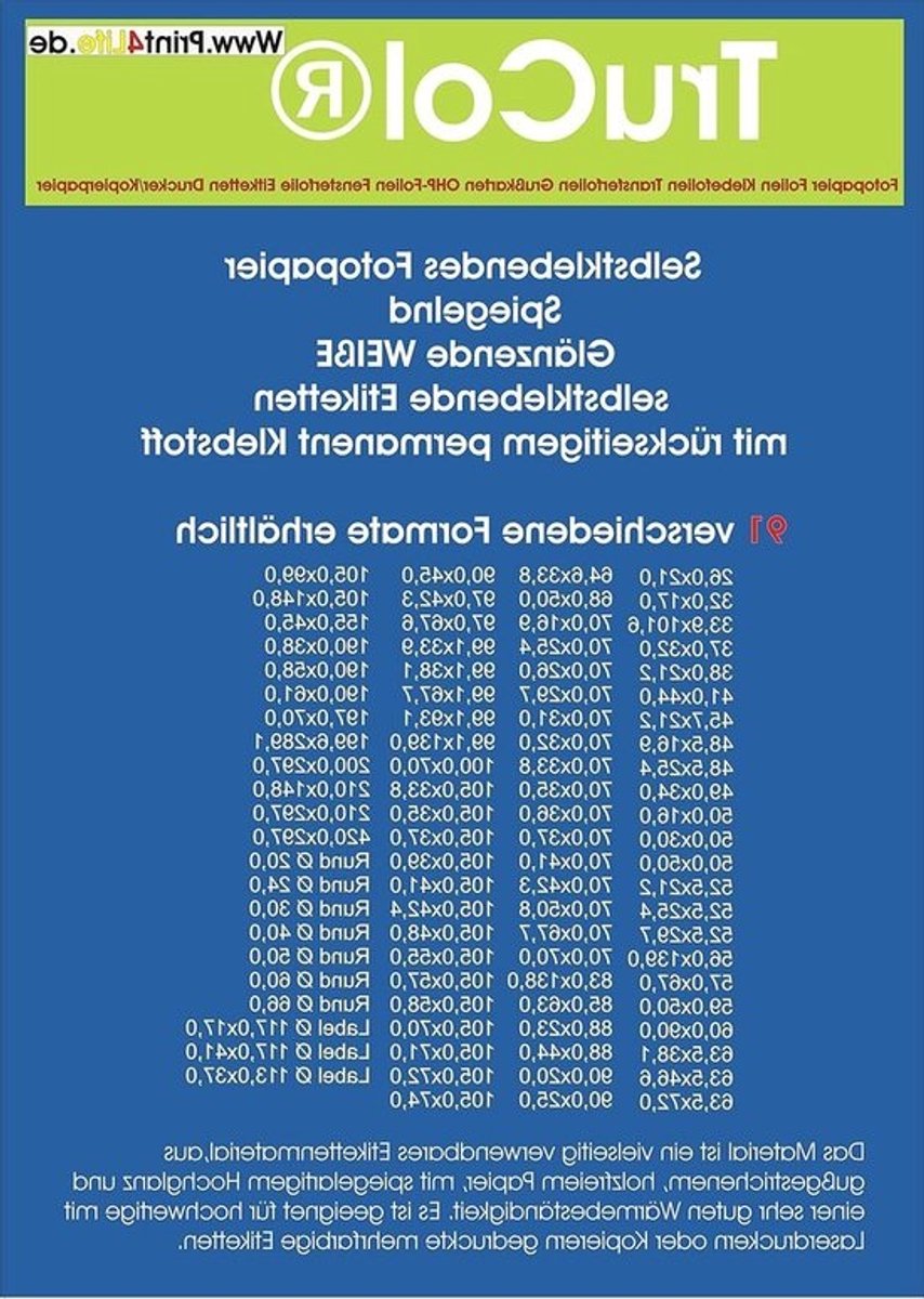 zelfklevende etiketten - witte adresetiketten - om labels te printen - van hoogglanspapier - 26 x 21 mm - wit