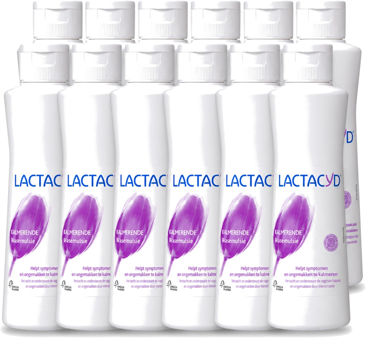 12 x Lactacyd – Kalmerend – Verzachtend – 250 ml - Voordeelverpakking - 12 stuks