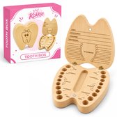 Kokkie Tandendoosje Meisjes - Melktanden - Kraamcadeau - Tanden Bewaardoosje
