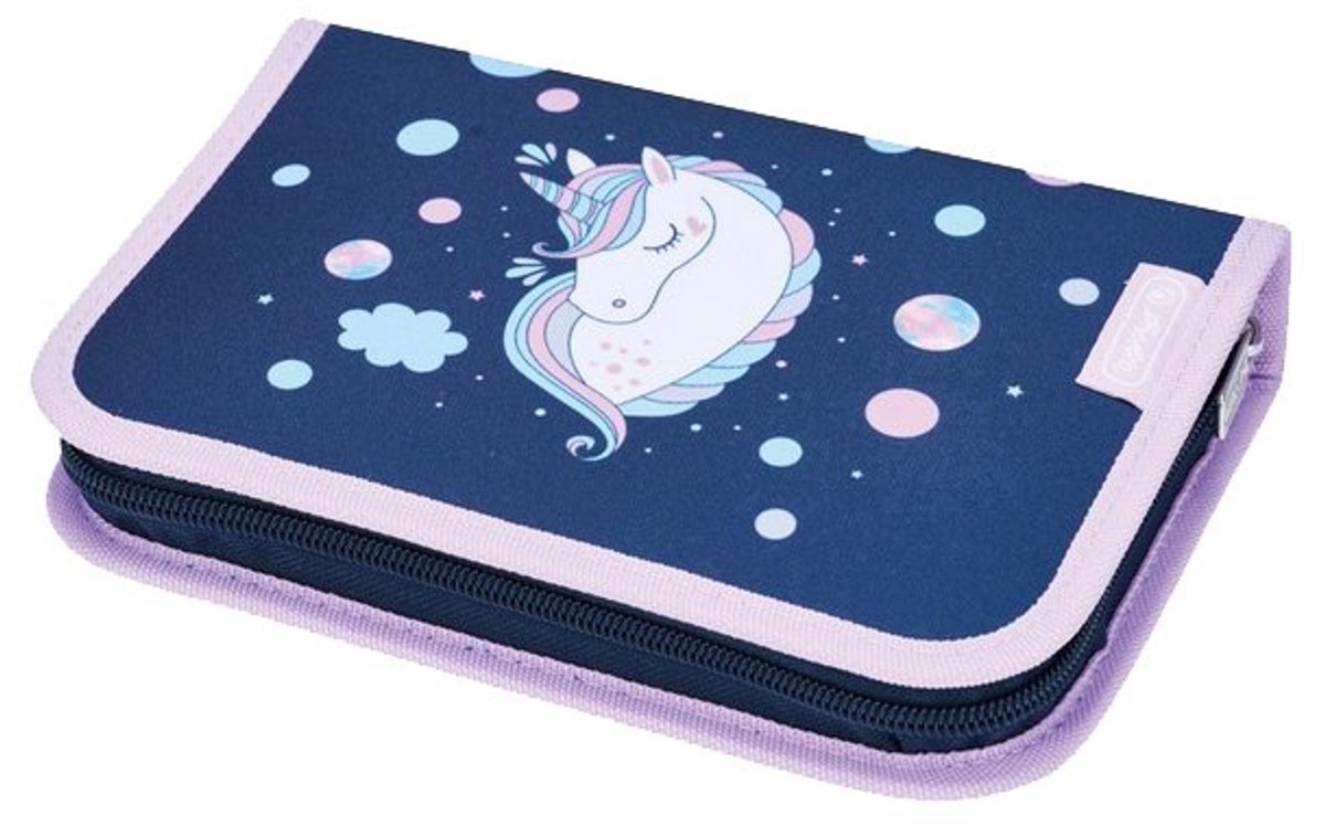 herlitz pennenetui Unicorn Dreams, 31-delig, polyester, 205×140×38 mm