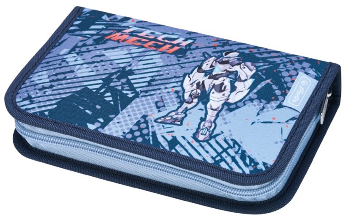 herlitz schooletui Tech Mech, 31-delig gevuld, polyester