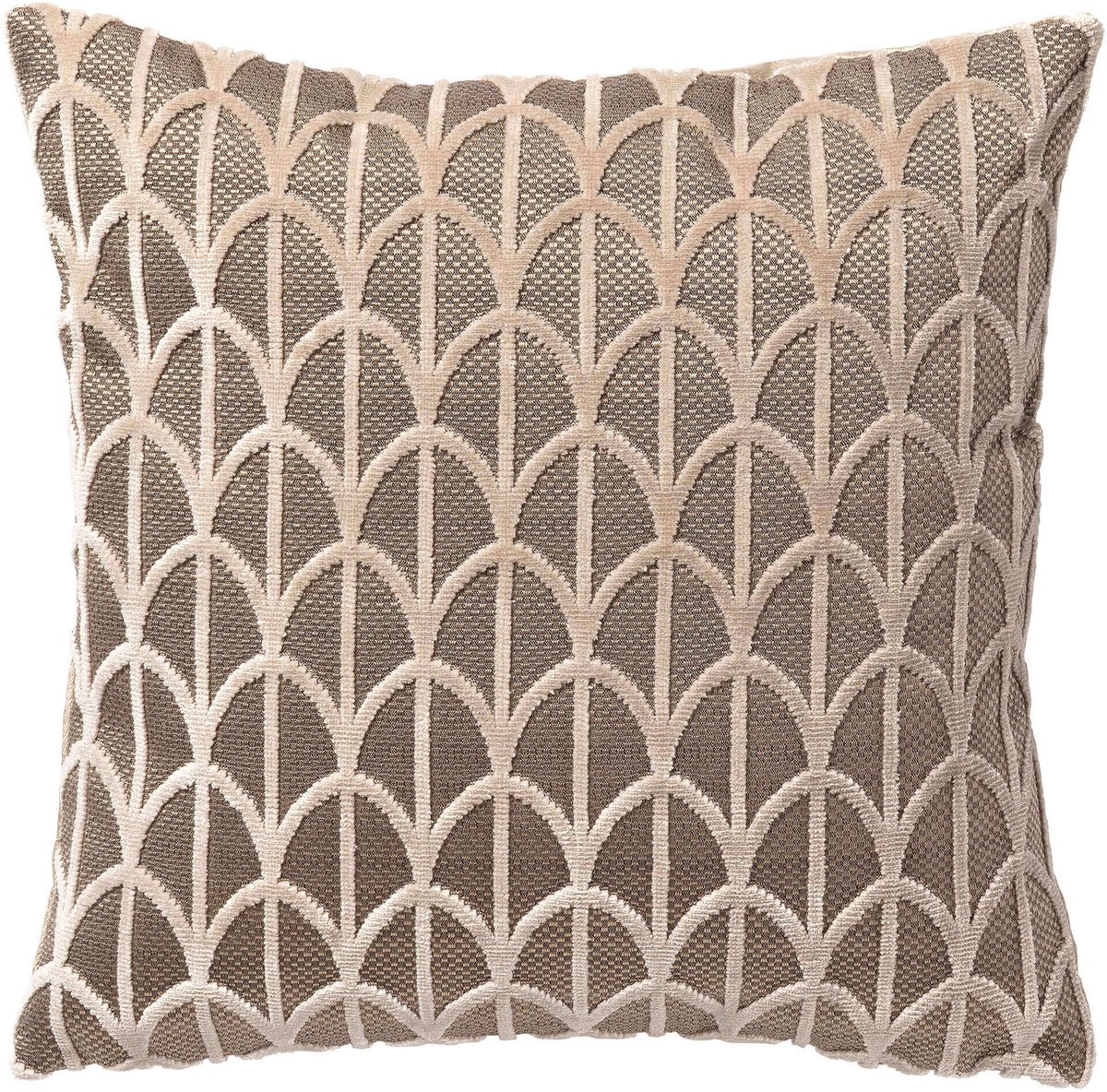 BASTIAN | sierkussen | 45x45 cm | String | taupe | Hoii
