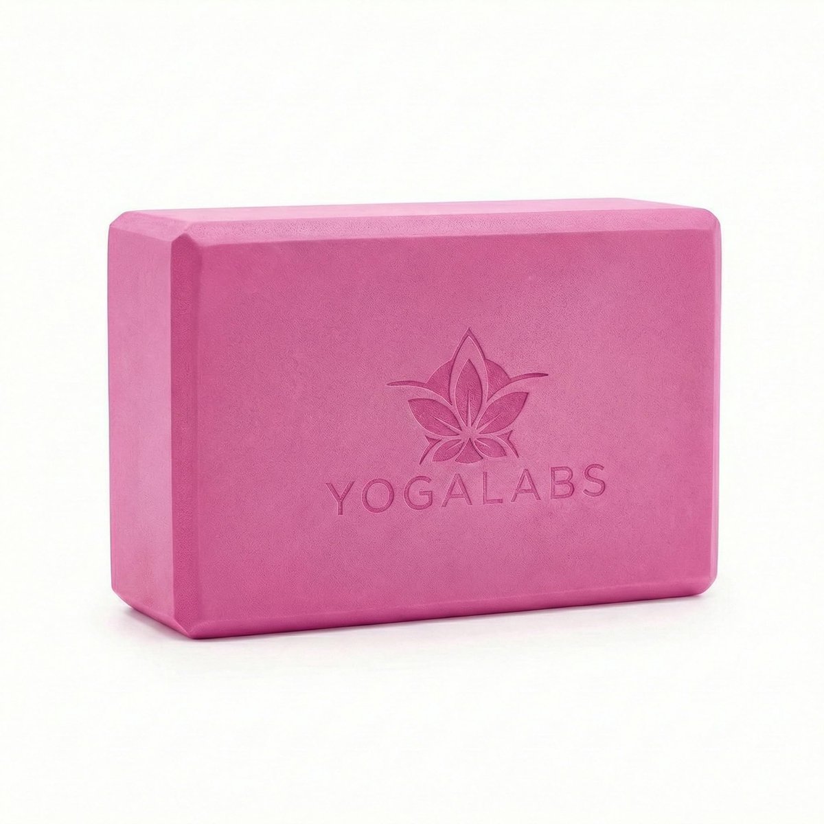 YOGALABS Yogablok van EVA-schuim, 7,5 x 23 x 15 cm, yogablok voor pilates, fitness en gymnastiek, antislip, stabiel en - ShopVlot