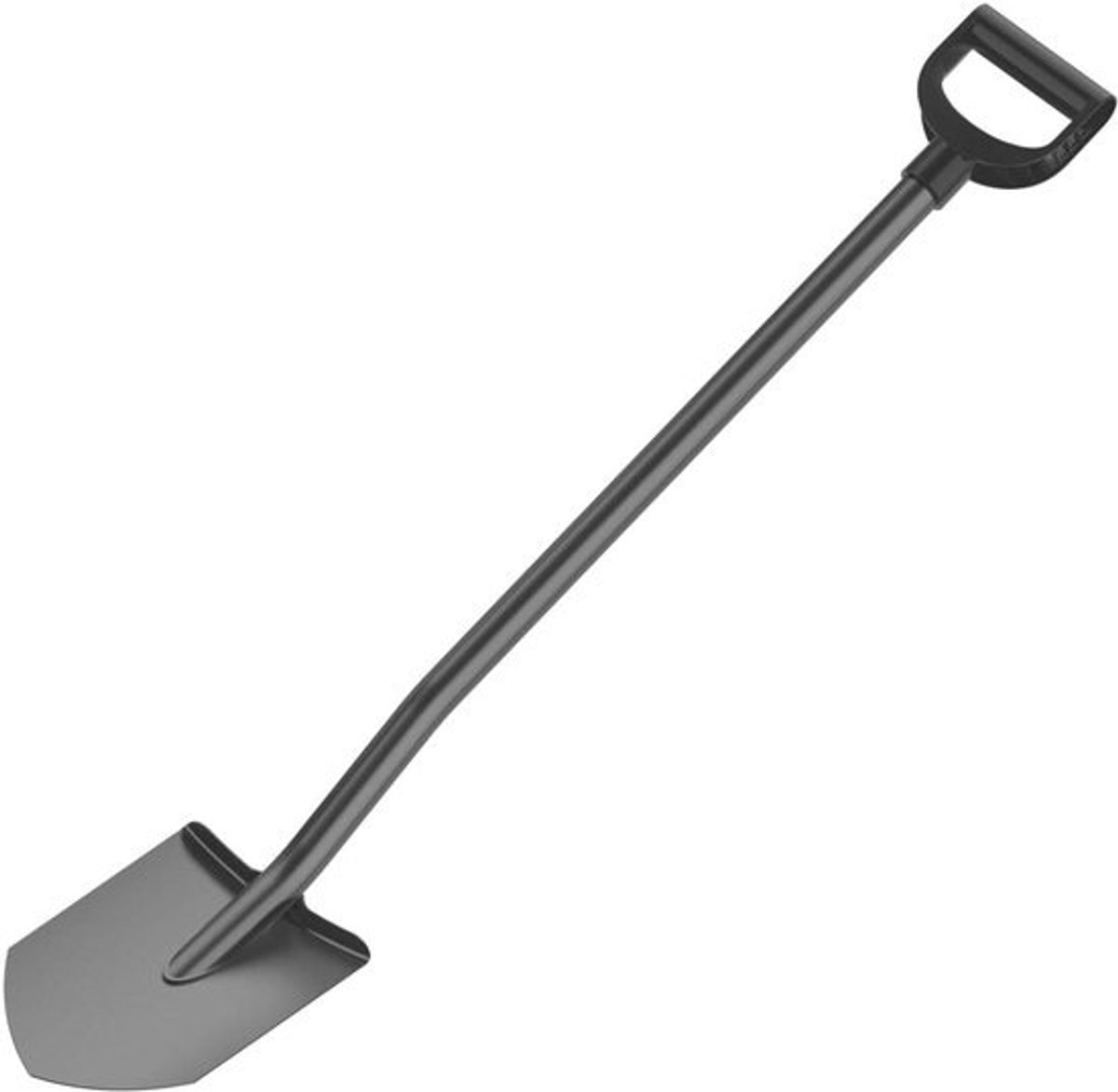 Robuuste schop - scherpe schop - voor het egaliseren van terrein - gehard metaal - 125 mm breed