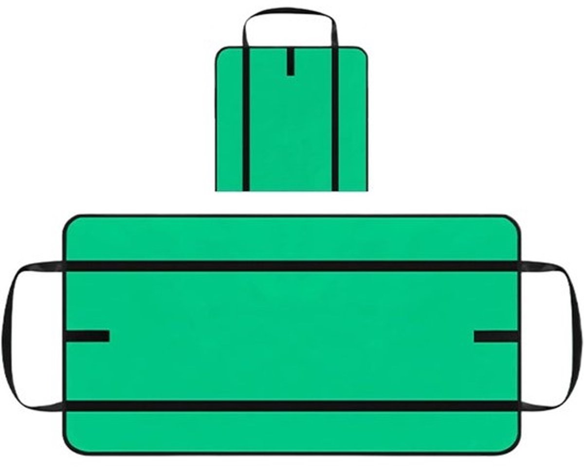 Houtblokkendrager - brandhouttas - brandhouttransport - verstelbare bovenriem - 100x50 cm - groen