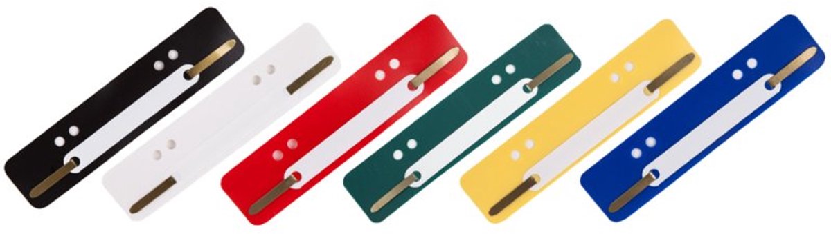 proOFFICE hechtstroken, rood, metalen hefmechanisme, 25 stuks