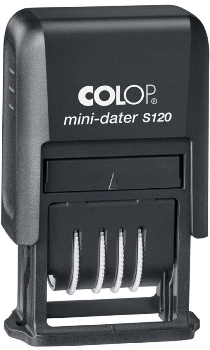 COLOP datumstempel Mini-Dater S 120 SD, zelfinktend, zwart, afdrukgrootte 12 x 4 mm