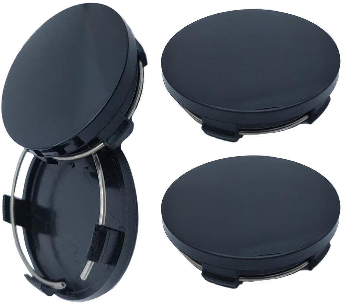 Neodtx wielnaafdoppen, 4 stuks, universele naafdoppen OD 60mm ID 56mm, hoogwaardig ABS, wielnaafdekking - ShopVlot