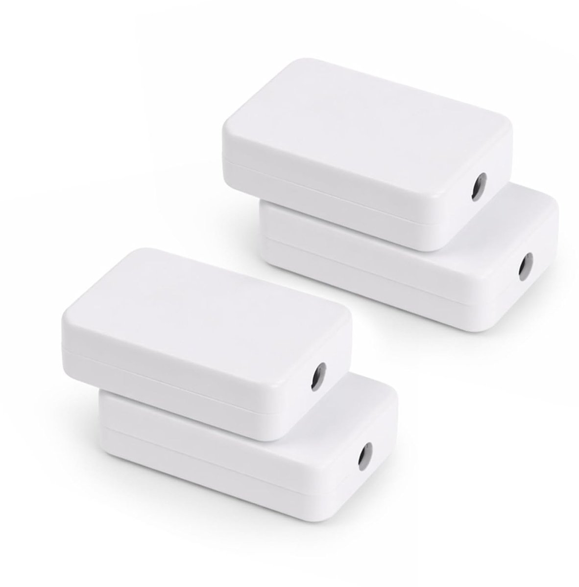 4 stuks aansluitdoos, behuizing van wit kunststof, externe elektriciteit voor projecten, GPS-bedradingscontainer 55 x - ShopVlot