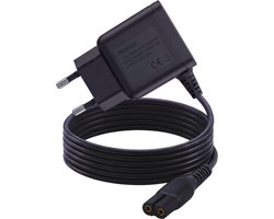 Philips Phreeze - Oplader geschikt voor Philips / OneBlade / QP2520 - A00390 - CP0925 - 4.3V 70mA (0.5W) Adapter - Oplaadsnoer voor One Blade / Shaver / Multigroom / Baardtrimmer - BT3206 - 1M