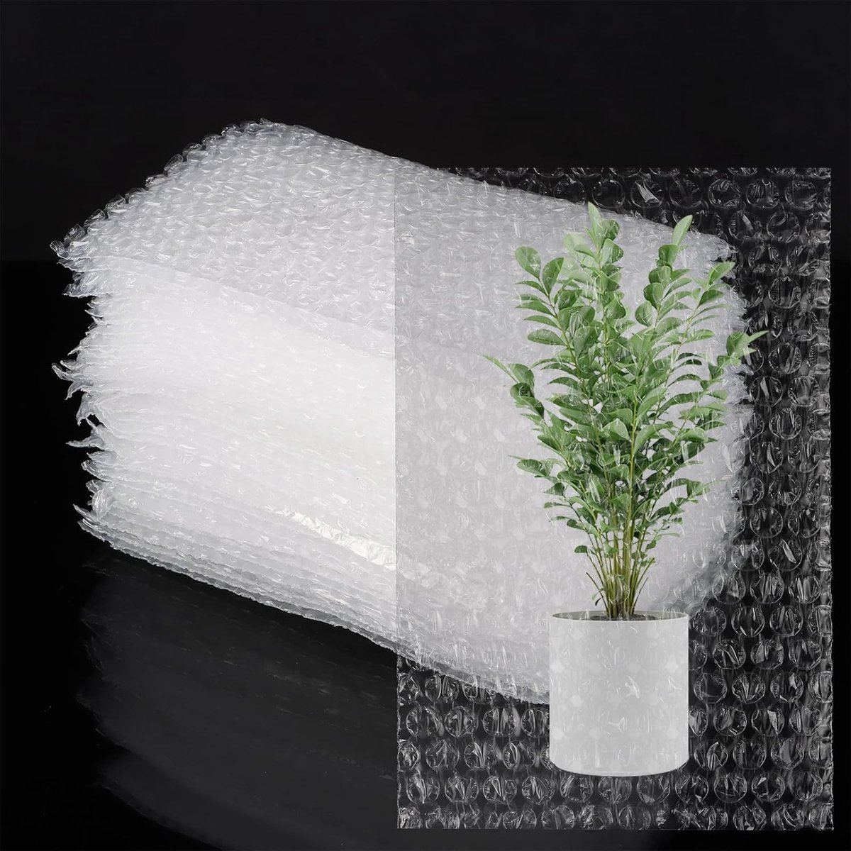 SnelShoppen - 100 Stuks Bubble Wrap Verhuisdozen - Luchtkussenfolie Roll 13x20cm - Transparante Beschermzakken - Duurzaam PE Materiaal - Hoge Impact B