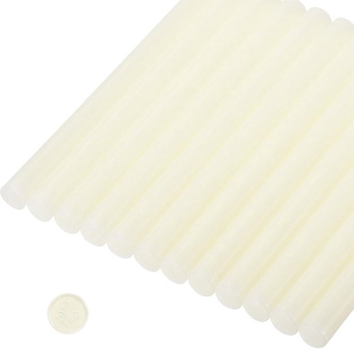 Zegelwasstaven - Ambachtelijke was - Envelopdecoratie - Flexibel en sterk - 11 mm doorsnede - Transparant