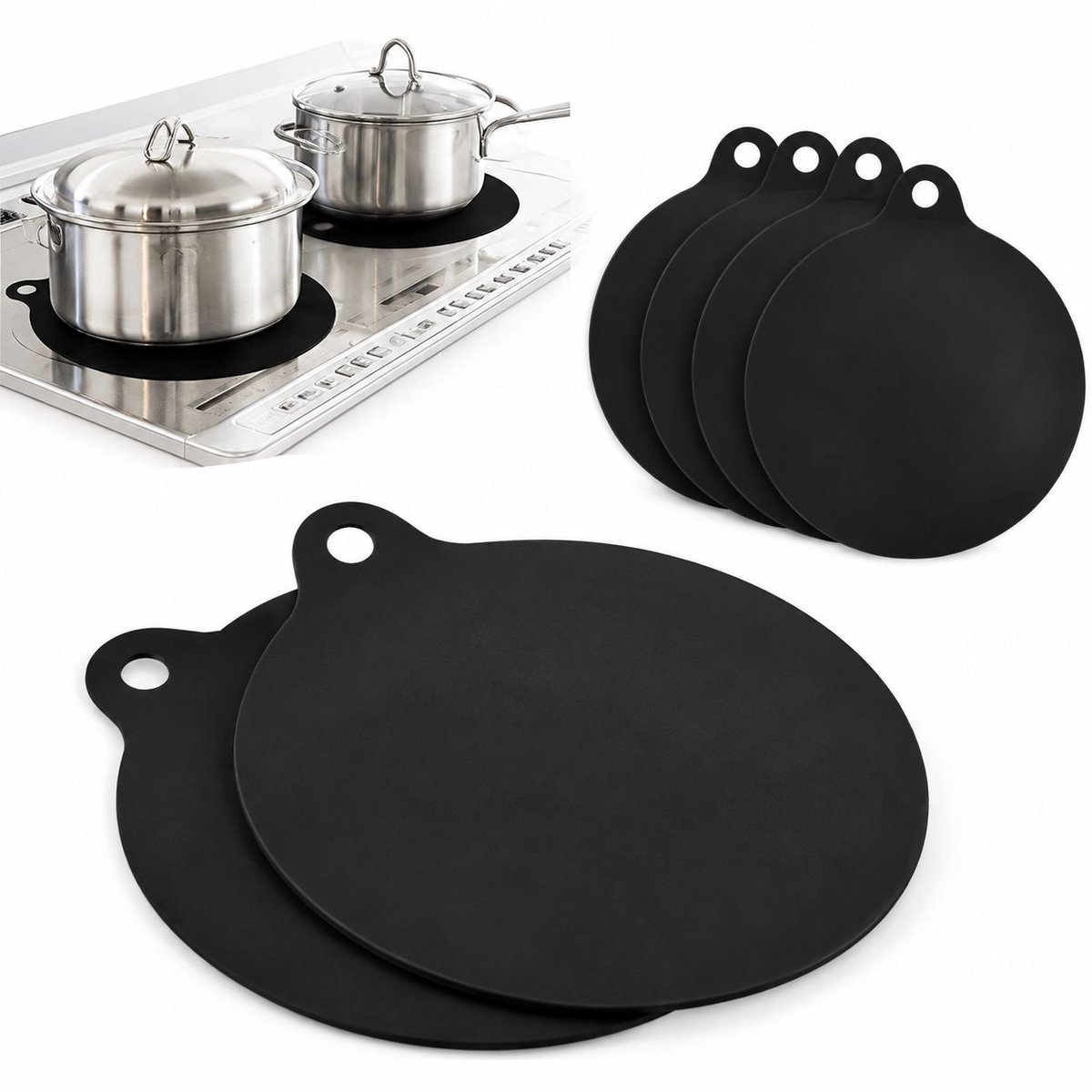 VHV - Inovra - 5 stuks - Inductie beschermer, inductie - in de keuken