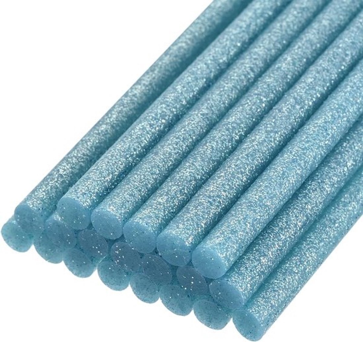 Lijmsticks - Mini-lijmstiften - Hobby - reparatie - EVA met hoge viscositeit - 11 mm x 200 mm - Glitterblauw