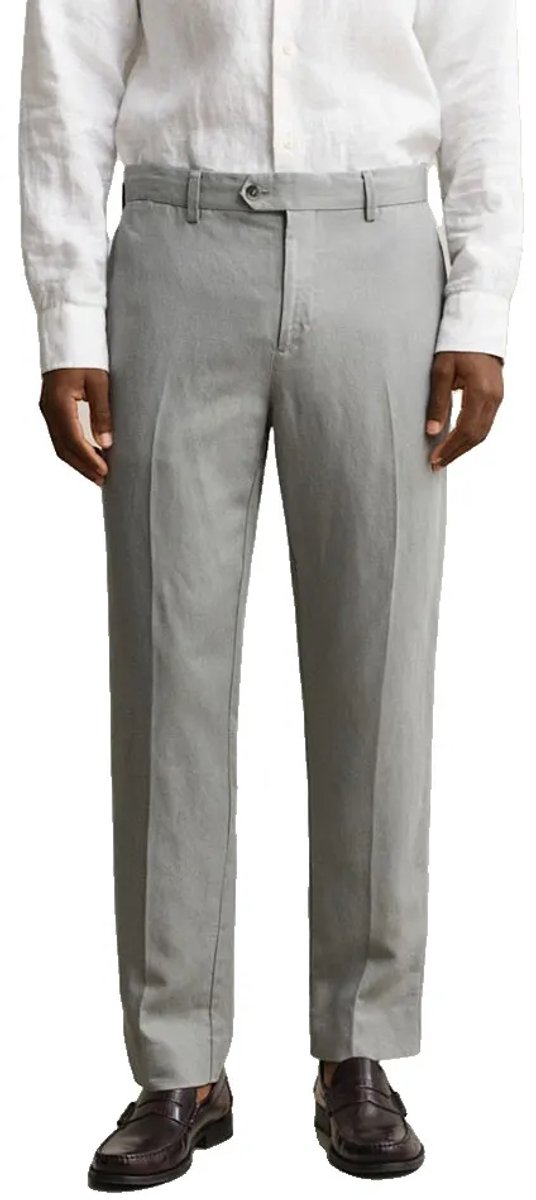 Gant 1505388 Linen Dress Pants Grijs 50 Man