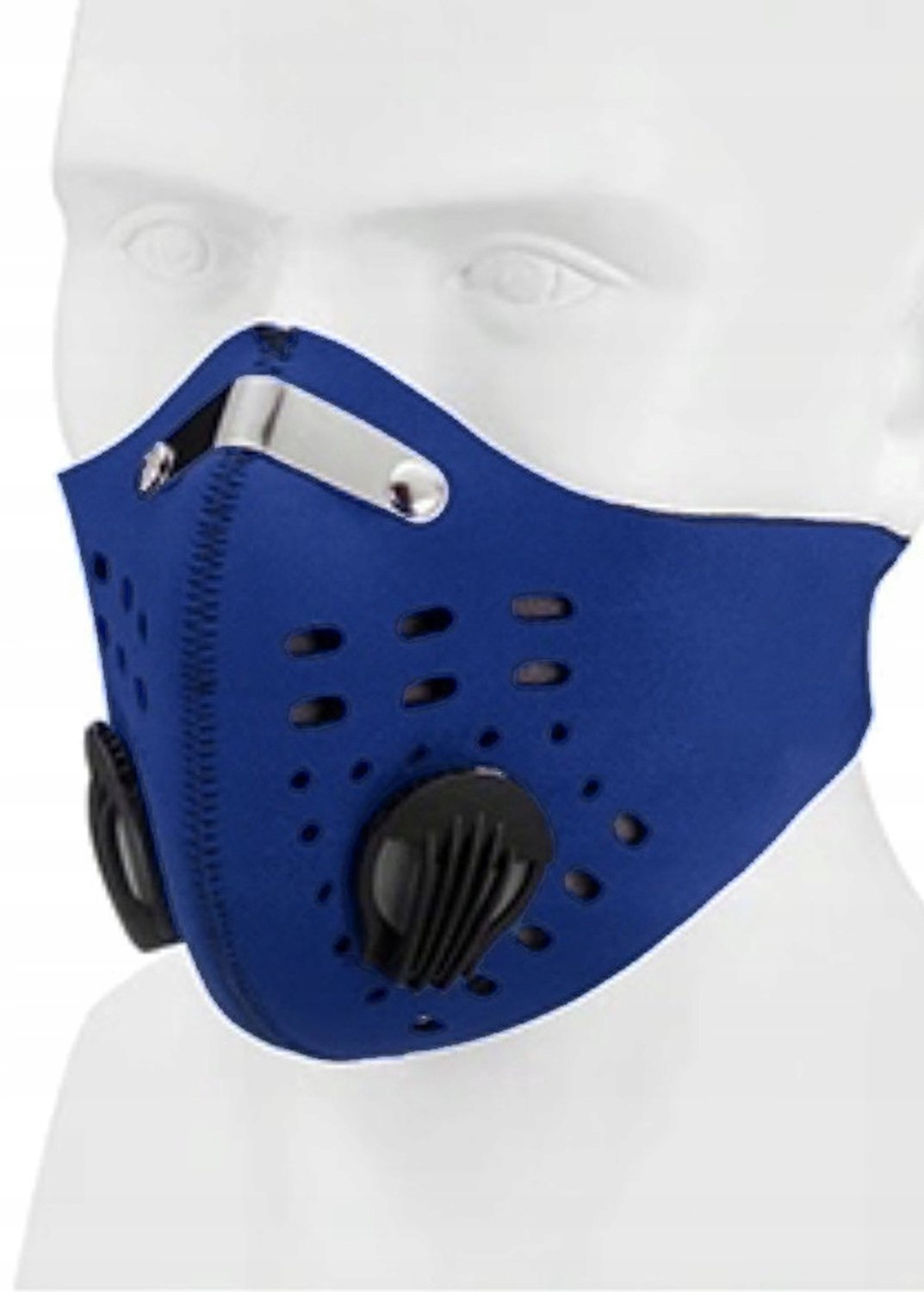 Sportmasker XL Blauw - Fietsen, Hardlopen, Winddicht