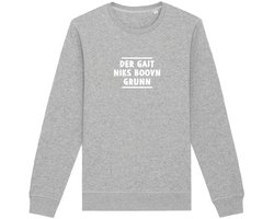 DER GAIT NIKS BOOVN GRUNN SWEATER - XL, Grijs