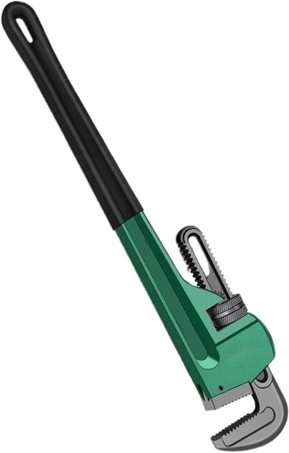 Momentsleutel - Pijpsleutel - Voor loodgieterswerk - Stofdichte structuur - 10 inch - Grijs