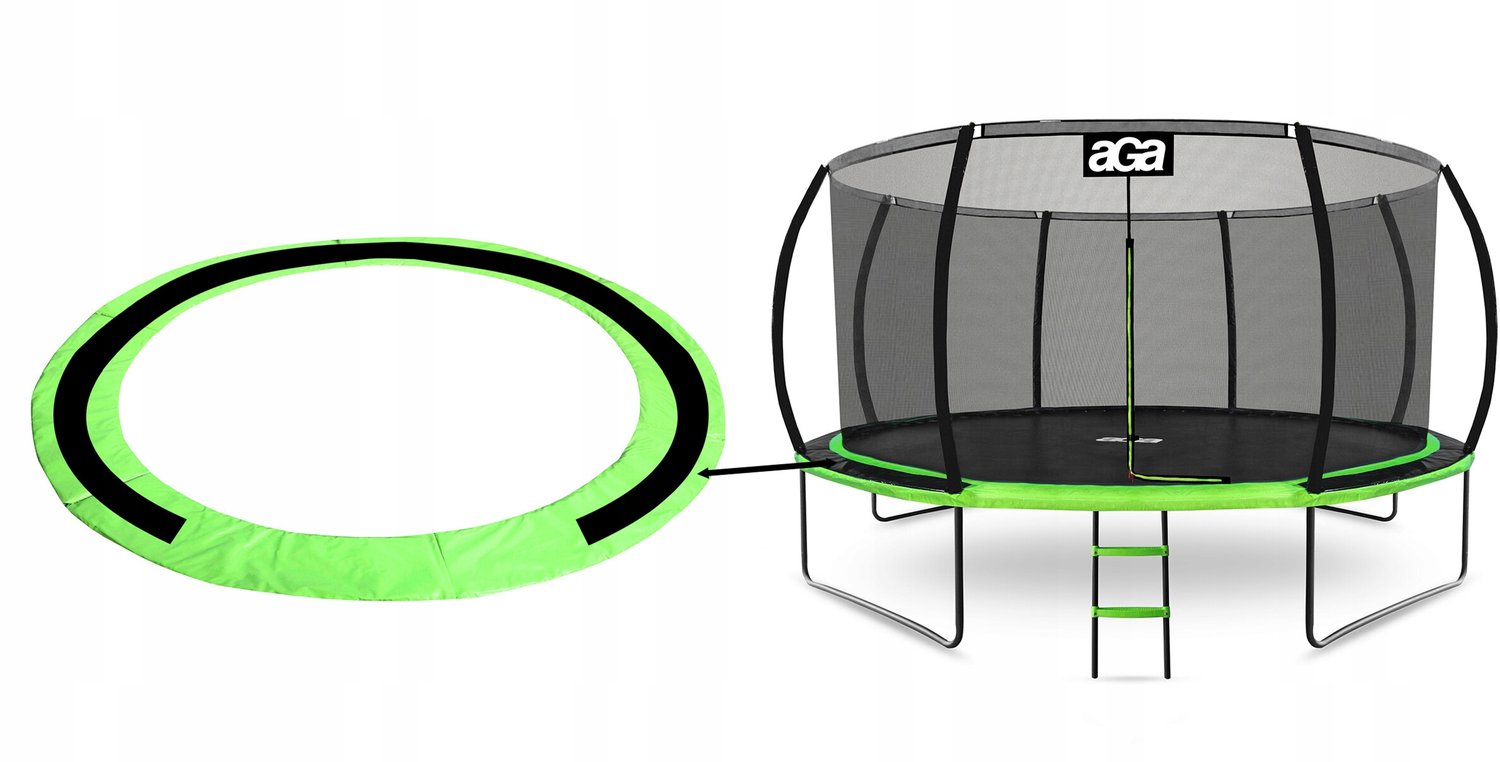 Universele Trampoline Veiligheidsrand 430cm Groen