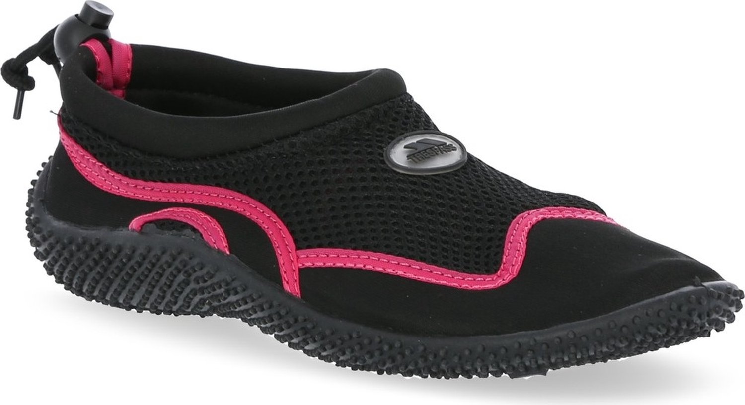 Trespass badschoen Paddle - Unisex Aqua Shoe Zwart/Framboos