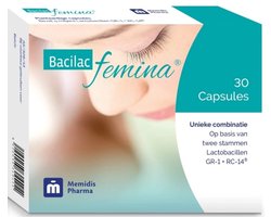 Memidis Pharma Bacilac Femina - 30 vegicaps - biotica supplementen - Voedingssupplement