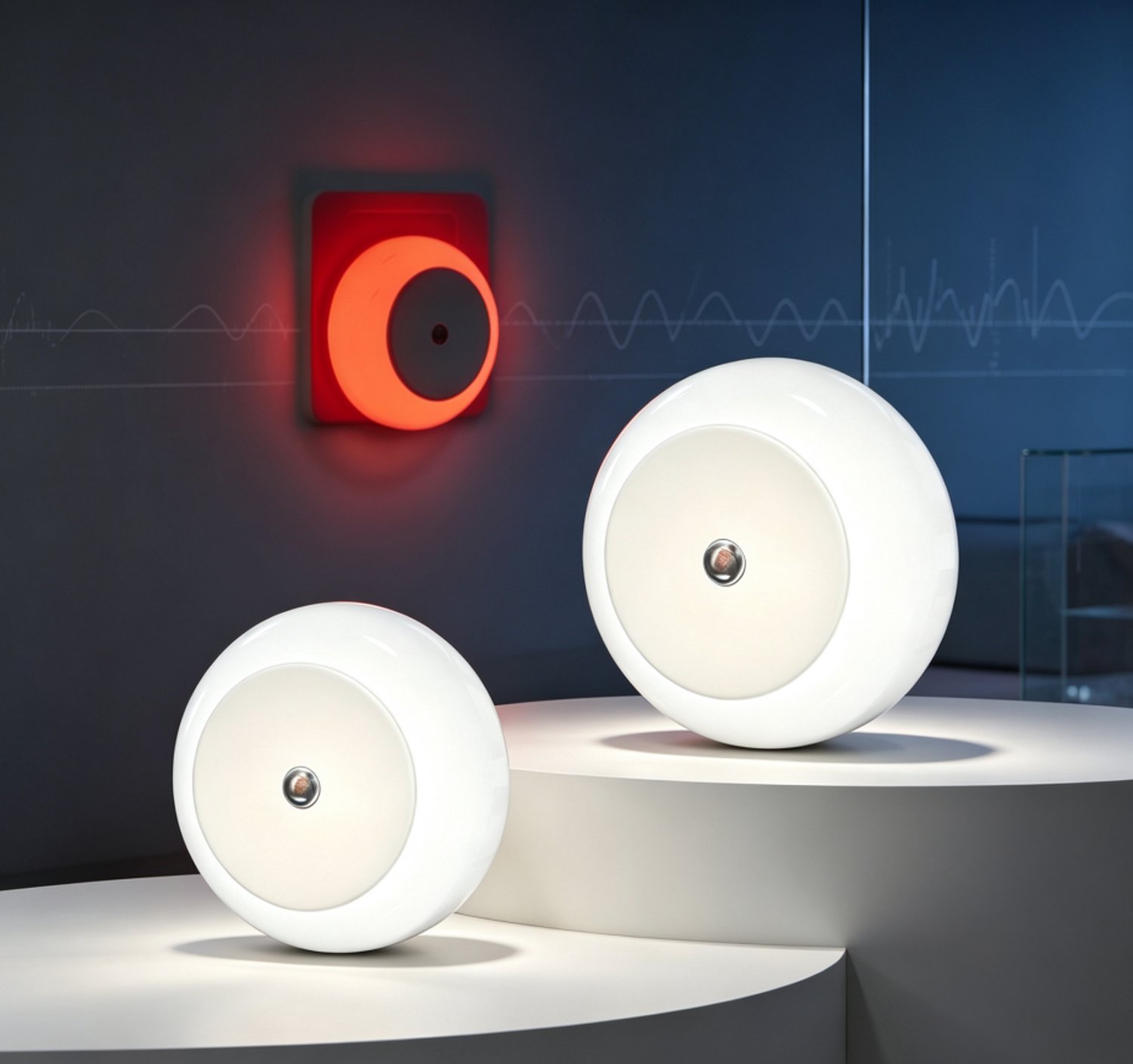 2 stuks 625nm rood muur nachtlampje met schemersensor, automatisch aan/uit, zacht rood licht voor babykamer, slaapkamer, kinderkamer, keuken, badkamer en gang [Energieklasse A+]