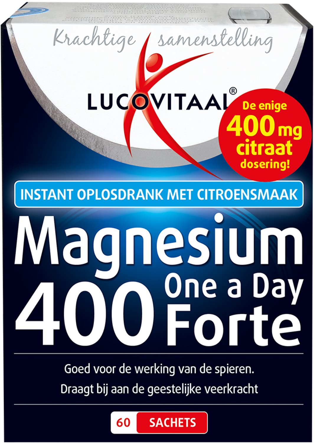 Lucovitaal Magnesium Citraat Poeder 400 mg 60 sachets