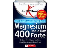 Lucovitaal Magnesium Citraat Poeder 400 mg 60 sachets