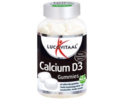 Lucovitaal Lucovitaal Calcium D3 gummies Suikervrij