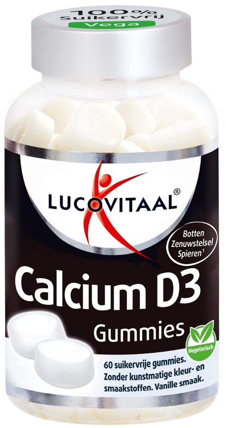 Bol.com Lucovitaal Calcium D3 gummies Suikervrij aanbieding