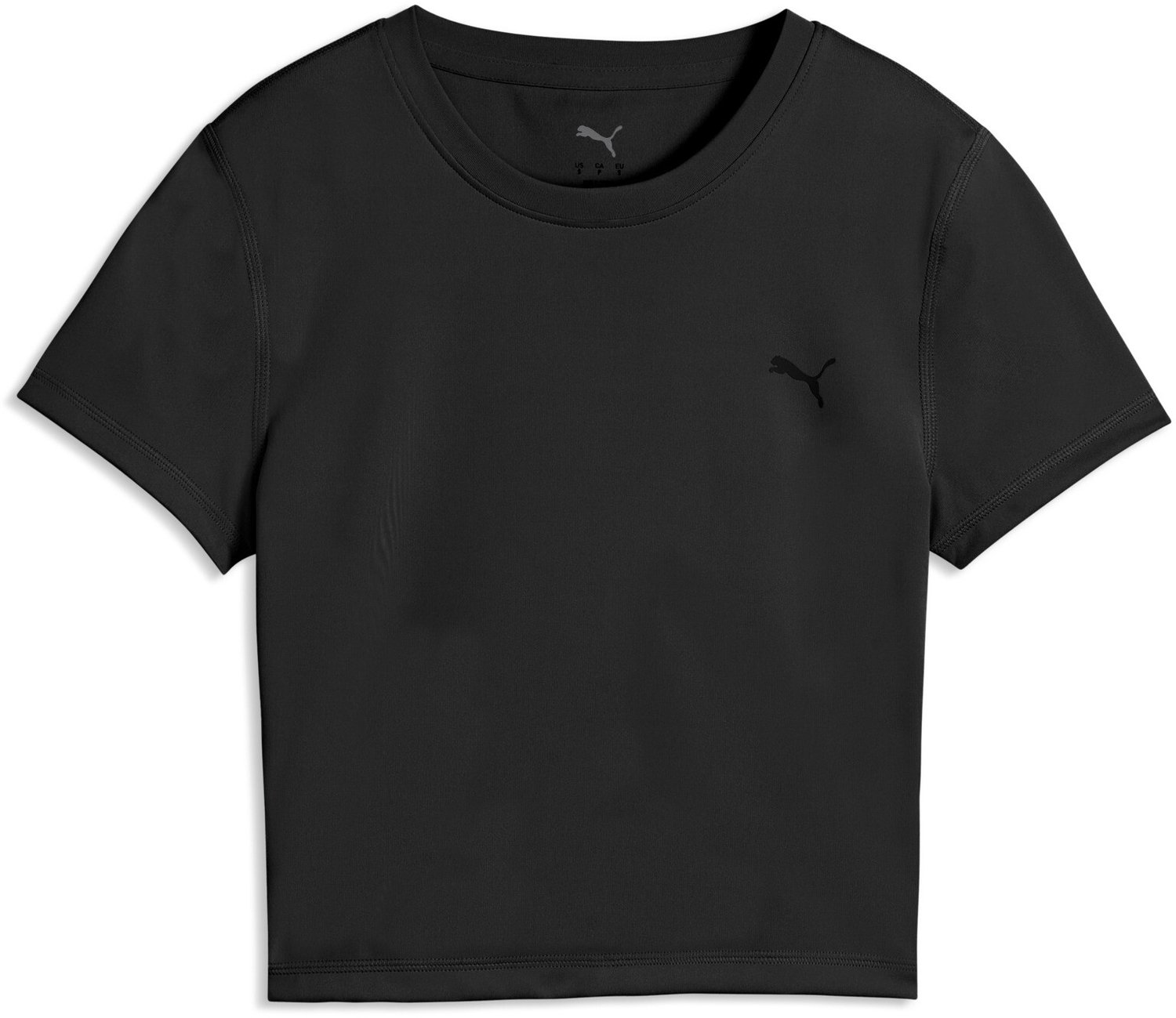 W RUN LIGHTSTRIDE CROP TOP Zwart