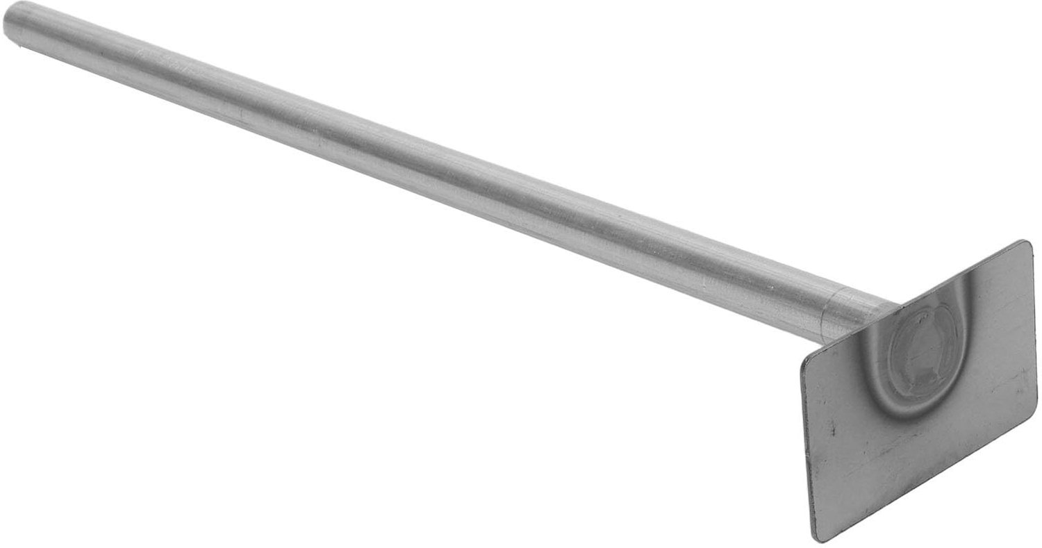 Famanu - Compostbeluchter - Mengt composthopen moeiteloos - Roestvrijstalen stang van 50 cm - Zilver 1 stuk