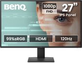 BenQ GW2791P Monitor met Speakers - 27 Inch Full HD IPS Scherm - 120Hz - 1ms MPRT - Eye Care - DisplayPort & HDMI