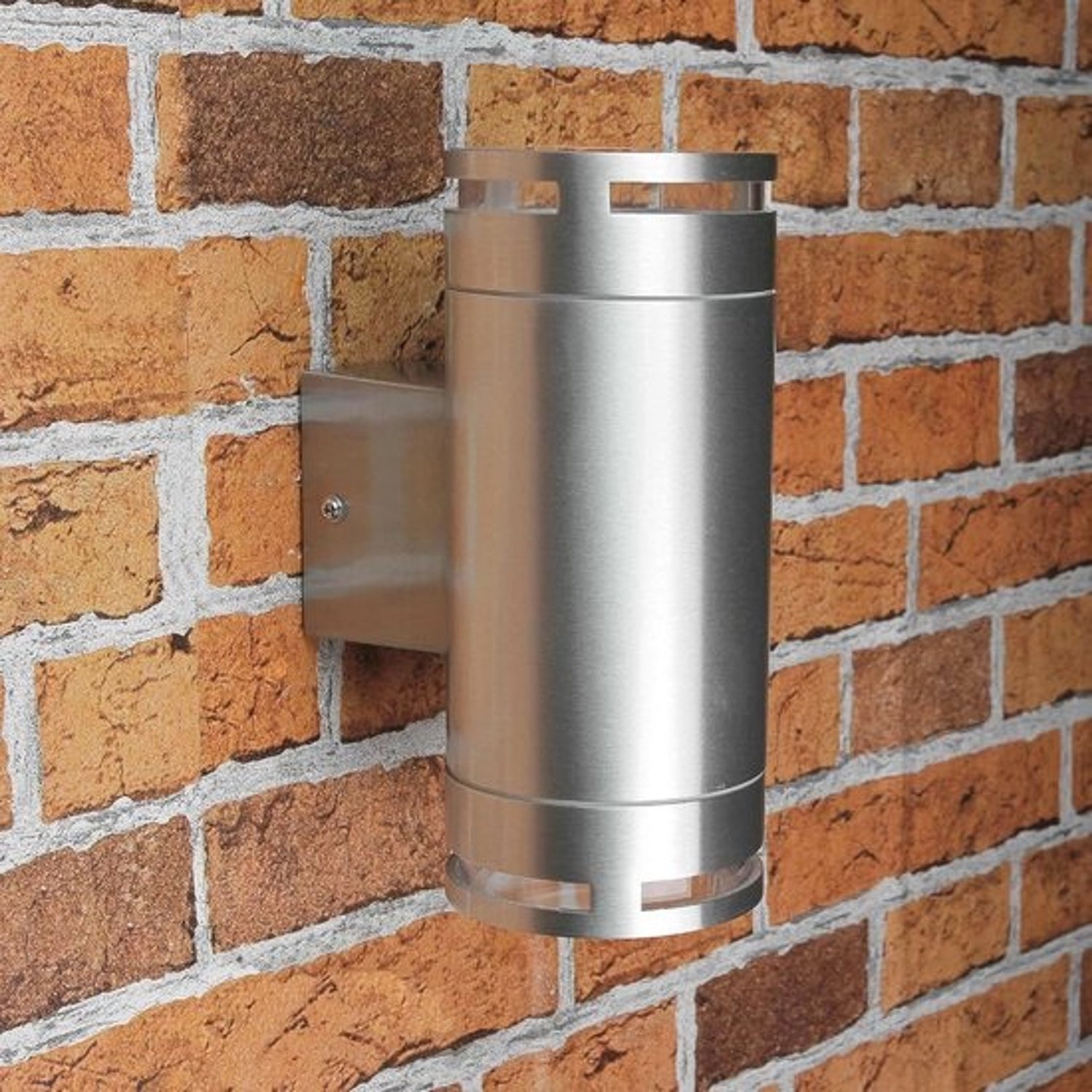Buitenwandlamp van roestvrij staal met GX53-fitting - Voor tuin en terras
