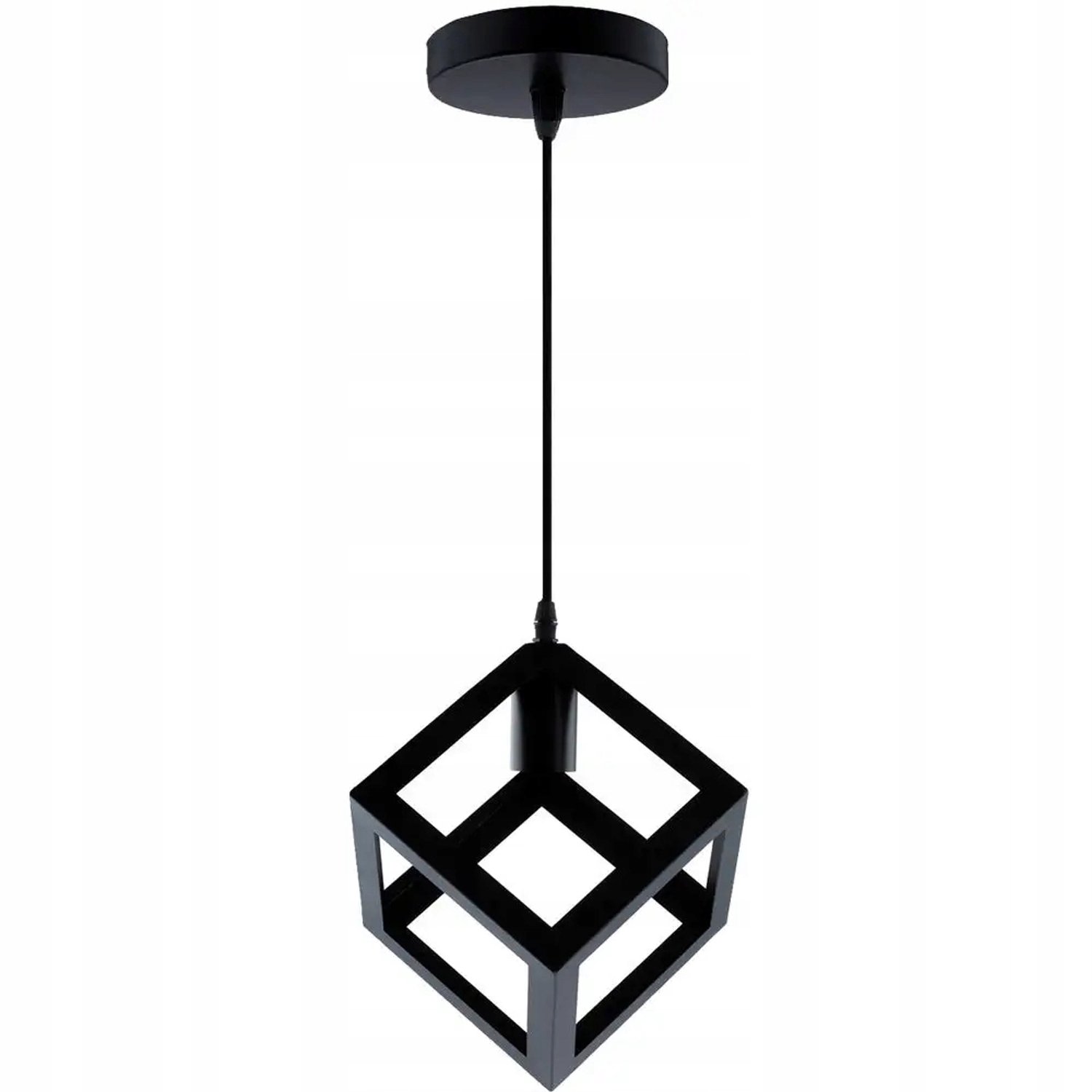 Polux SWEDEN zwarte hanglamp E27 metaal, 150cm