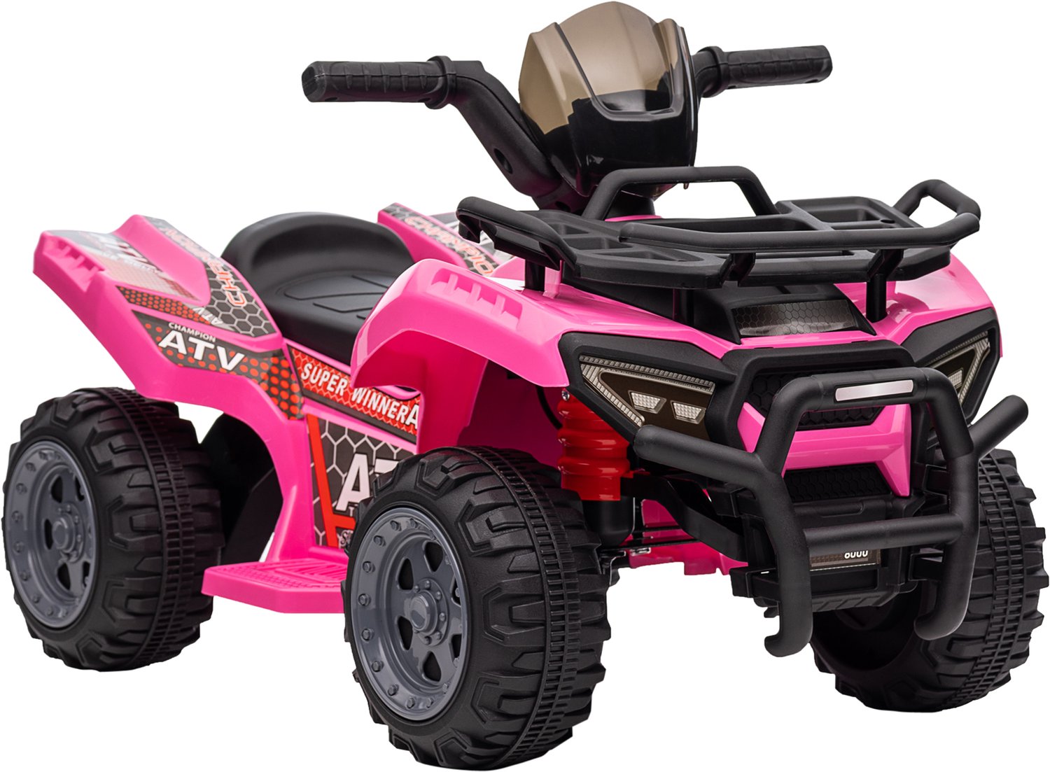 Homona Elektrische quad voor kinderen - Met muziekfunctie - 70 x 42 x 45 cm - Roze