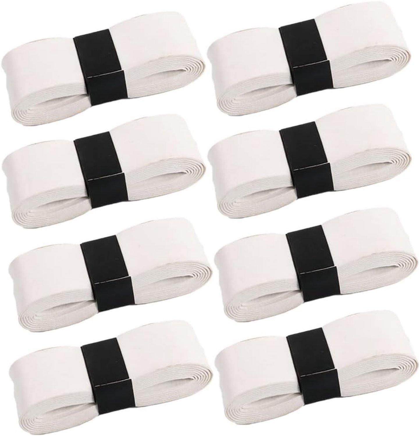Gripbanden voor tennisrackets - 8 stuks anti-slip gripbanden voor squash en badminton, PU-leer