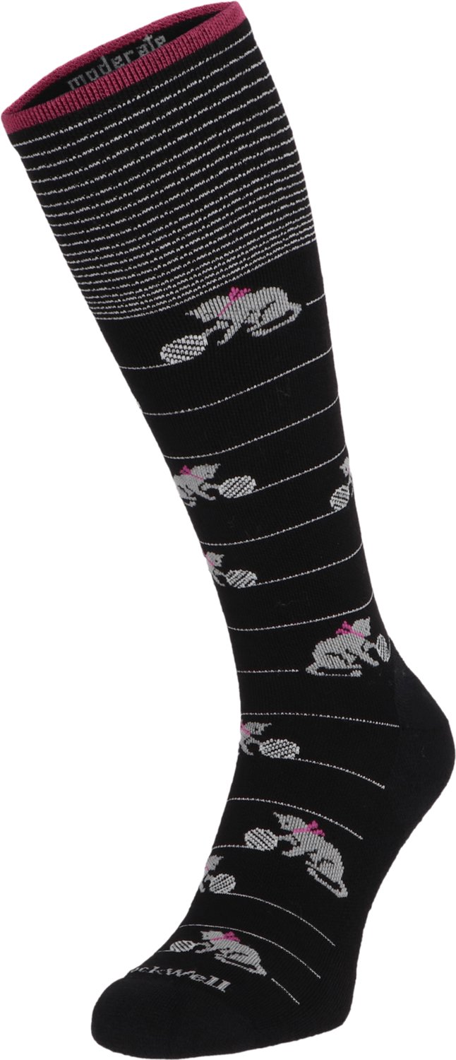 Sockwell - Playful - Dames - Compressiekousen - Zwart