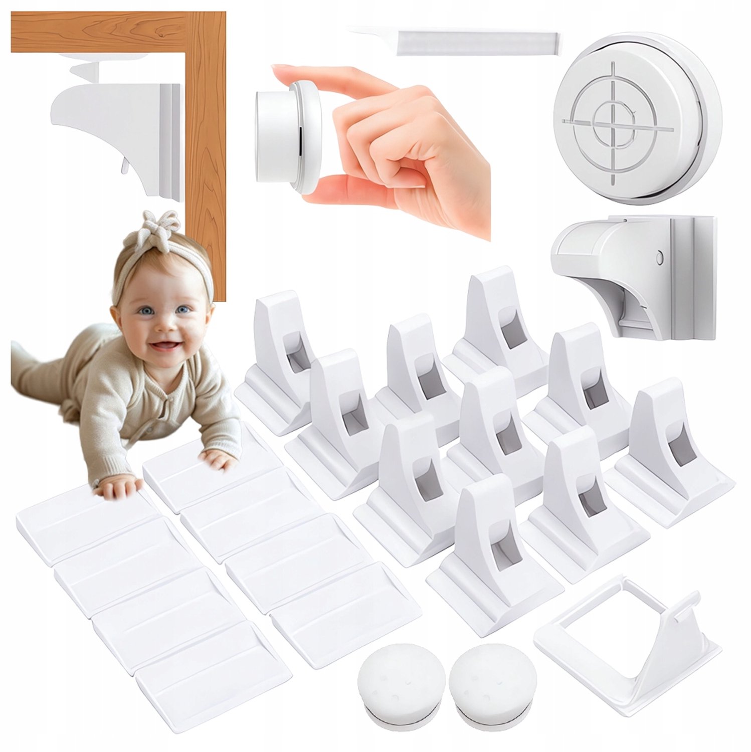 Magnetische Meubelblokkades voor Kinderen - 10 Stuks